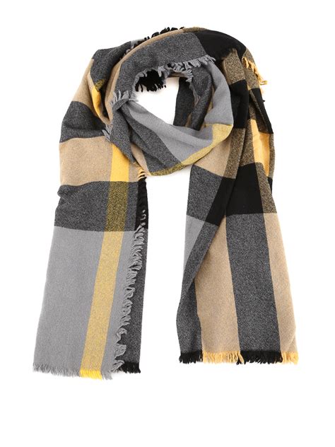 sciarpa burberry lana e cashmere